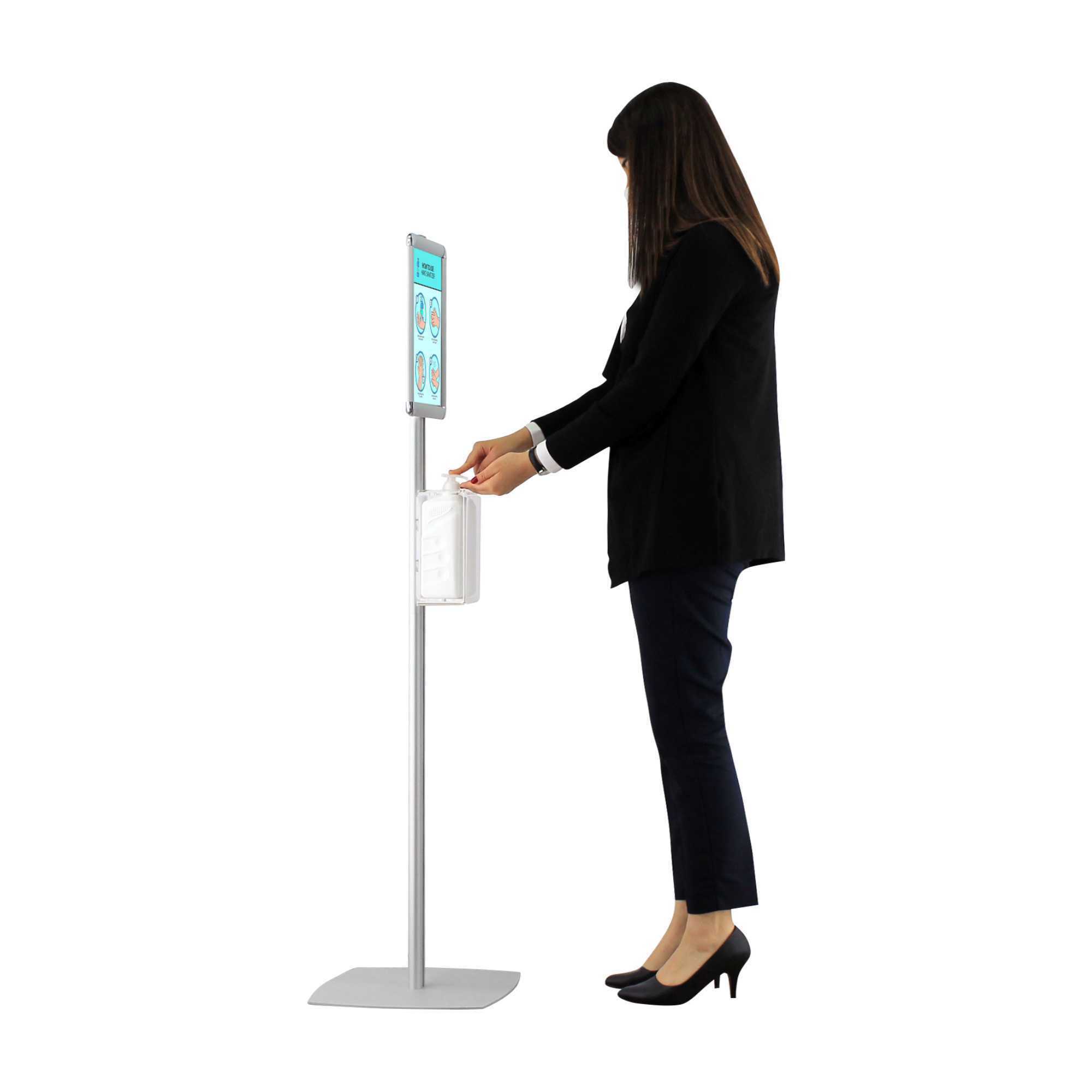 Single Leg Hand Sanitizer Station - Image 2