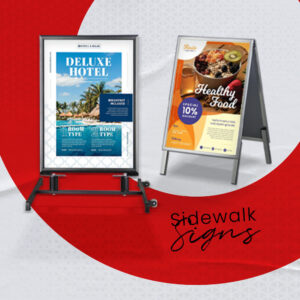 Outdoor Sidewalk Signs